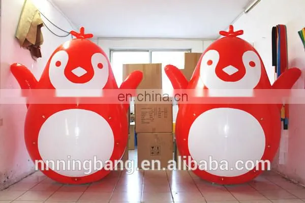 Red color China factory supply inflatable floating water park games buoy
