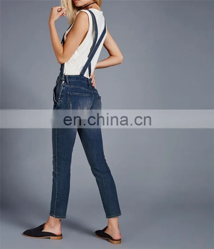 Ladies Sexy Rompers Sexy Blue Demin Jumpsuits Rompers Jumpsuits Women 2016