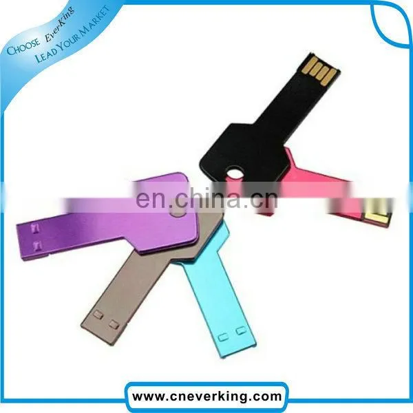 grade A flash chipest 4gb metal key usb