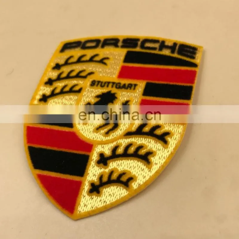 Fashion Custom Flock Garment Accessories Embroidered Patch With High Quality