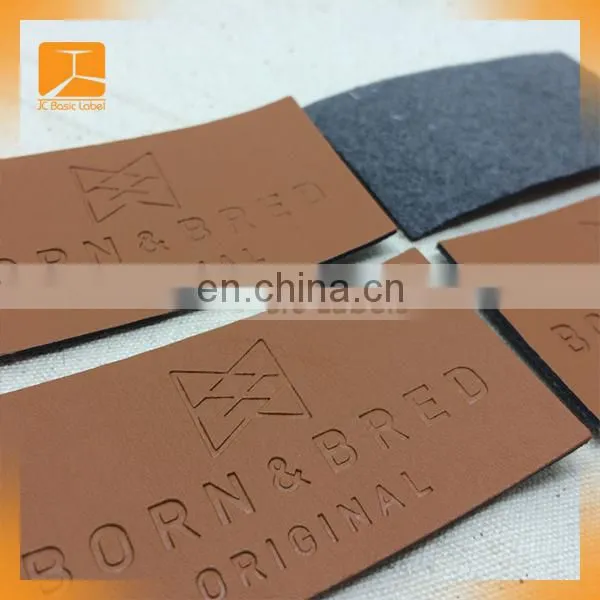 fashion fake leather label patch