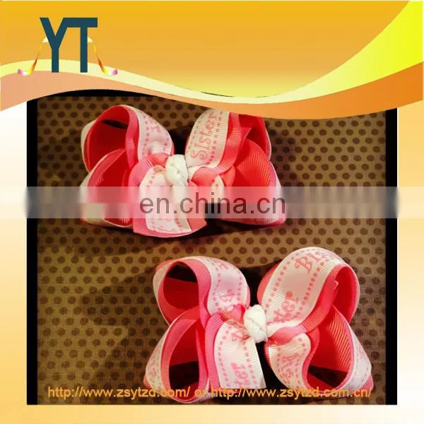 Top Grade Double Satin Big Hair Bow/Barrette/Hair Pin