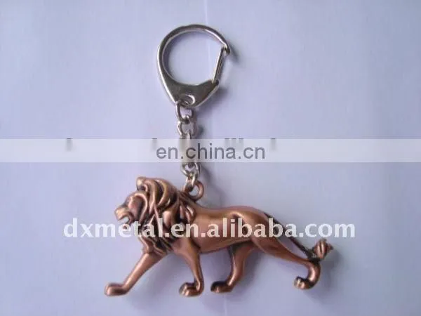 3D standing lion key chain lion keyring