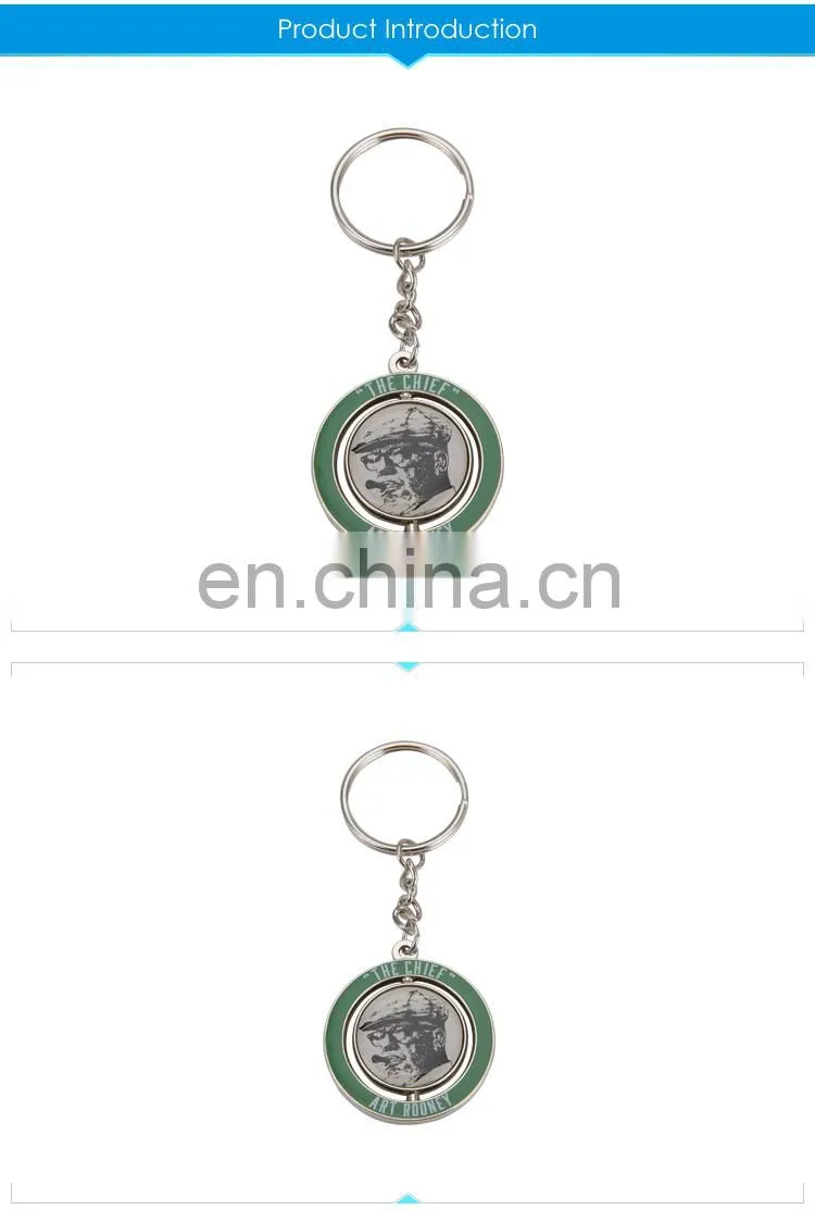 Good product promotional metal keychain, coin holder keychain