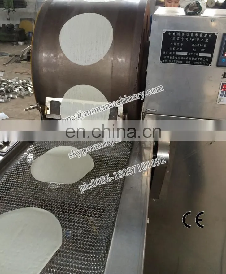 spring roll sheet/skin making machine/spring roll sheet making machine