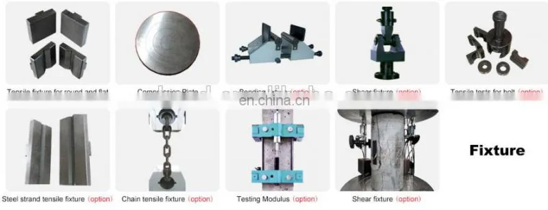 Videos show PC control steel bar 1000KN UTM universal tensile testing machines