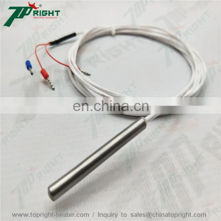Class A pt100 thermocouple Type Sensor with PVC material 3wires