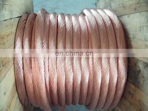 China Top quality hard drawn bare copper stranded conductor