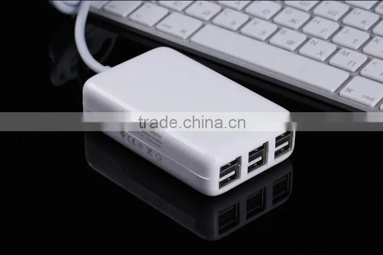 hot new products 30 watt 6 port usb desktop rapid charger