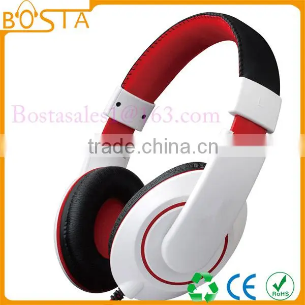 2016 Comfortable wholesale colorful stereo best selling promotional stereo headphones headsets