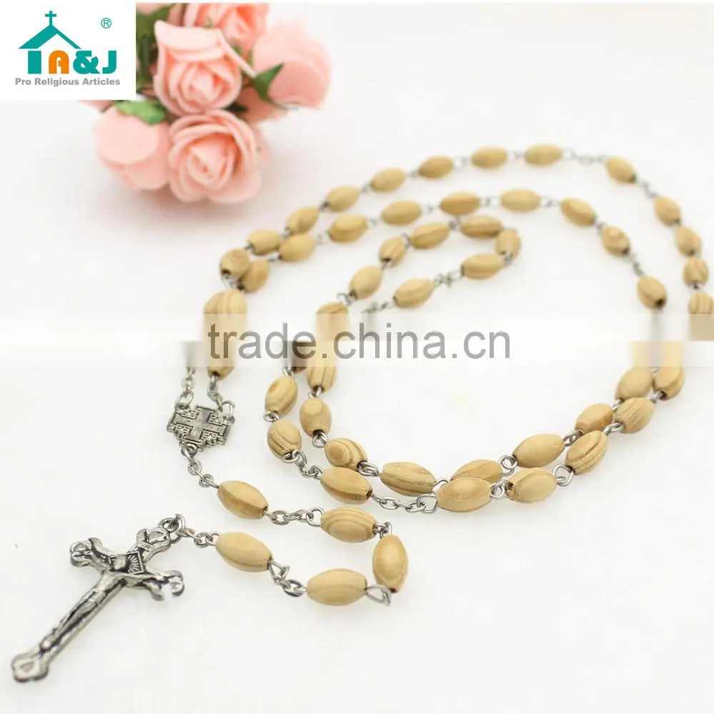 Alibaba Trade Assurance Supplier wood rosary craft Wholesale newest