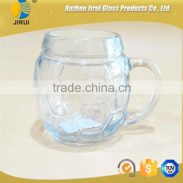 New style 600ml glass mason jars with handle