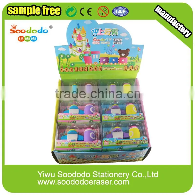 Cool Toy Cartoon Plane Shaped Erasers For Kids