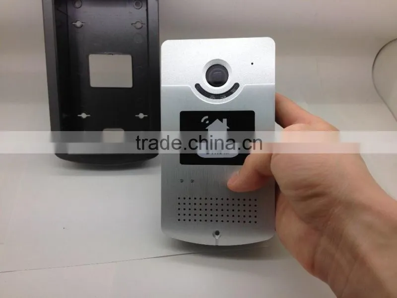 10Meters IR Night Vision 110 Degree Wide Angle 720P HD WiFi Video Doorbell Camera with Remote Unlock and Motion Detection Alarm