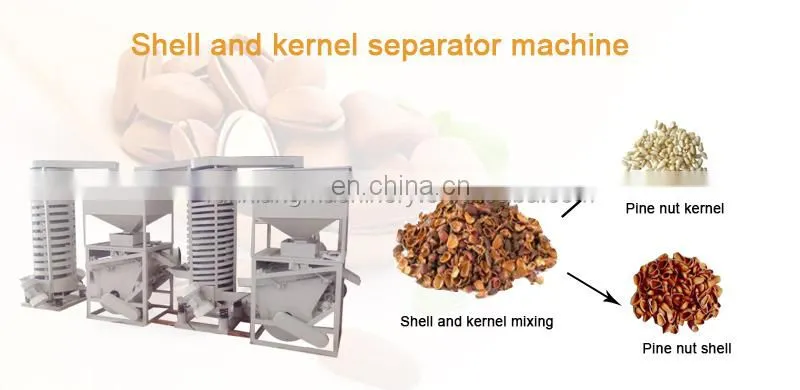 Hot Sale Melon Seeds Peeler Pumpkin Acorn Pine Nut Cracking Machine Snack Seed Nut Production Line
