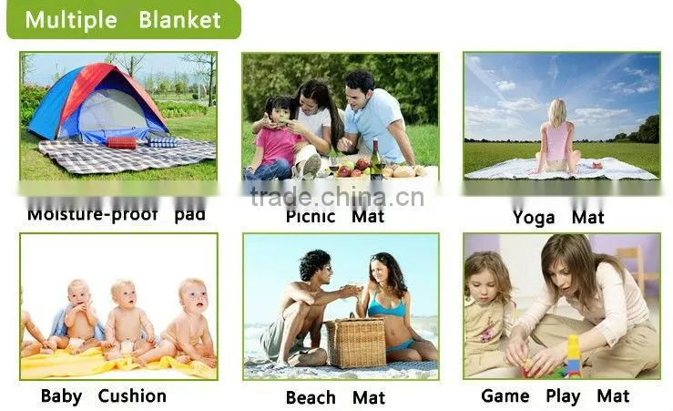 Sky Blue Waterproof Camping Mat for Outdoors and tent 200x150cm