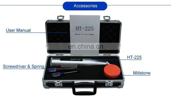 Taijia hammer test beton/ sclerometer / digital concrete test hammer for concrete testing equipment Taijia Tech rebound hammer