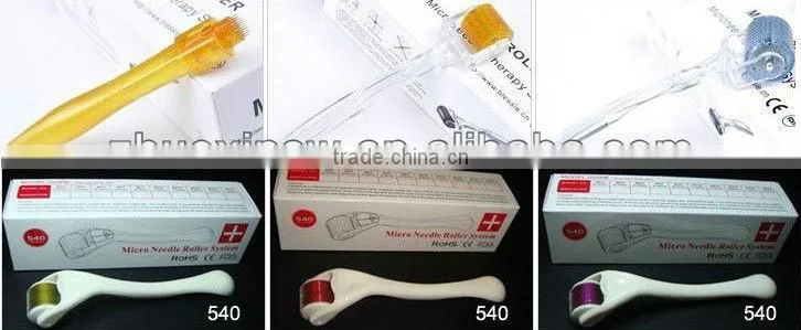 Stainless steel derma roller for skin care