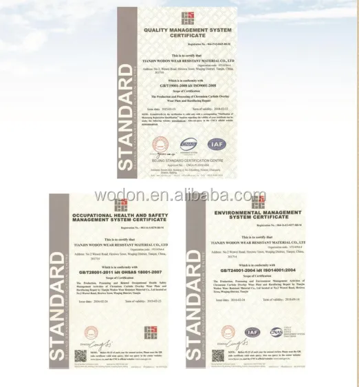WODON reliable hard face flux cored coal scraper conveyor welding wire