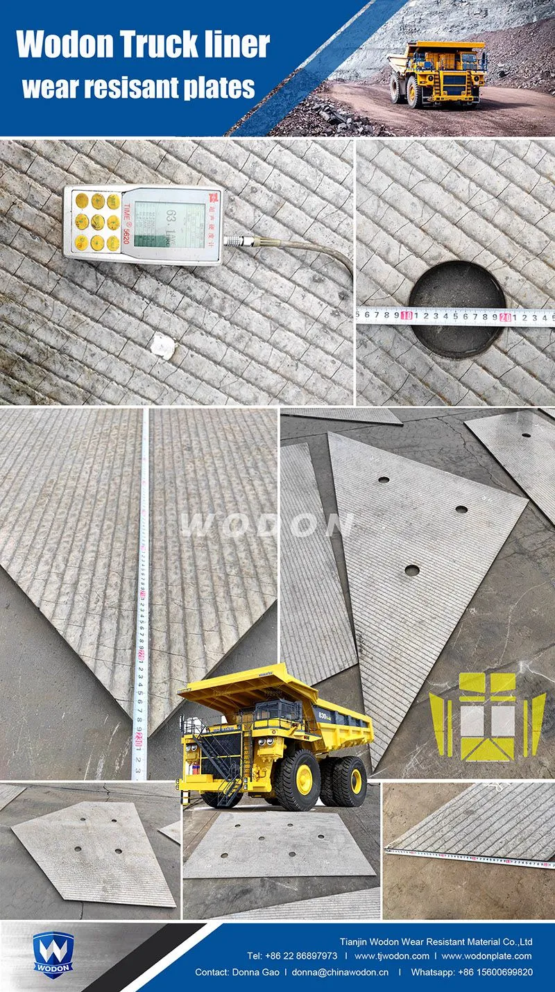 ASTM G65 wear resistant liner bimetal alloy steel overlay plate