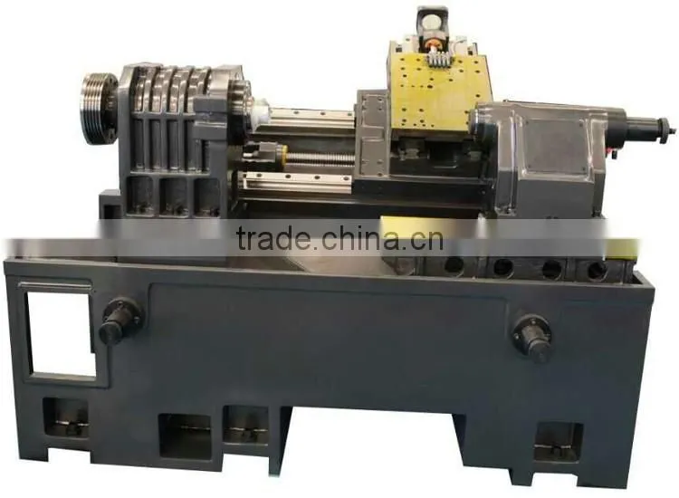 TSC36L Slant Bed Cnc Lathe for processing aluminum pulley/metal lathe linear rail 5000rpm 56mm spindle bore 6'' hydraulic chuck