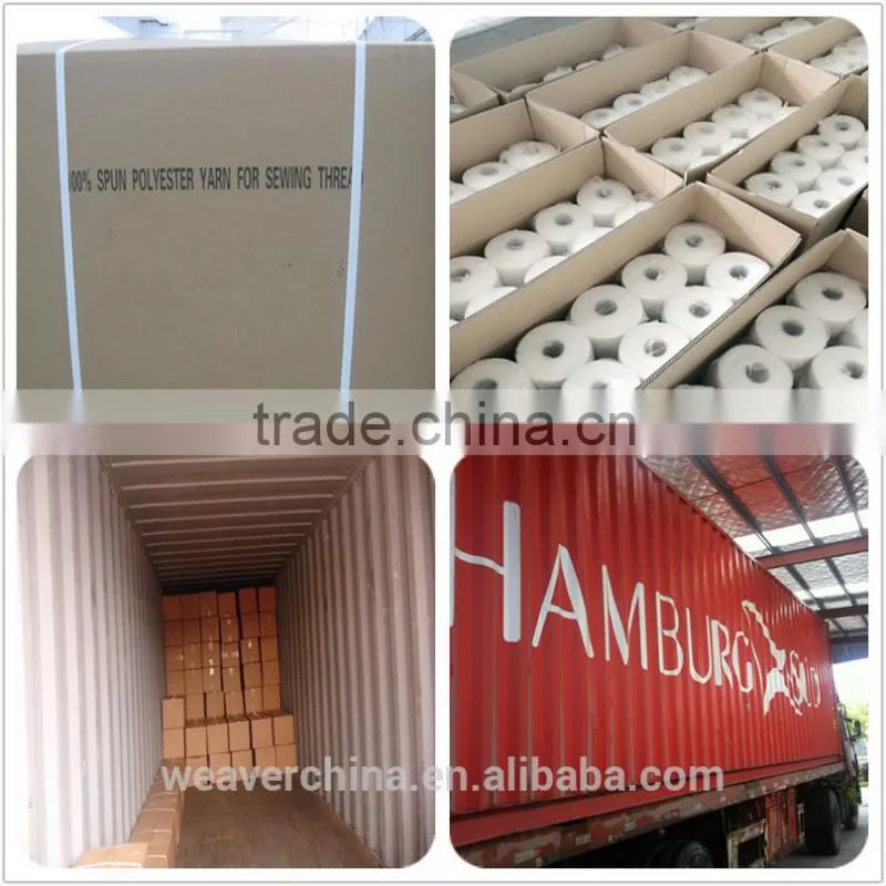 new product Polyester twisted yarn fabric dyed yarn for polyester sewing thread on china market