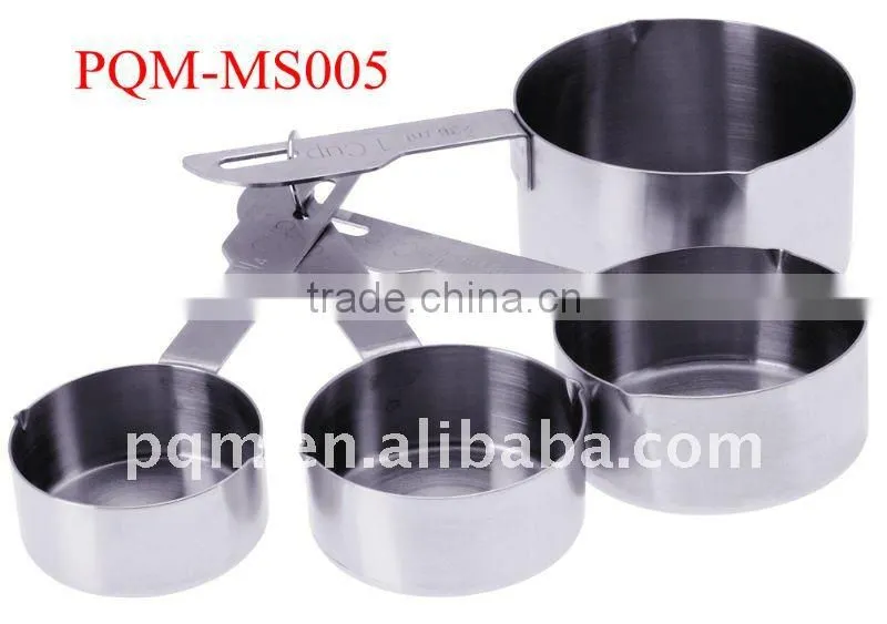Hot selling 5 pcs stainless steel measuring spoon set 006