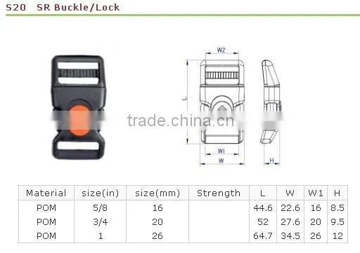 Wholesale plastic products dog pet collar buckle leashes hardware