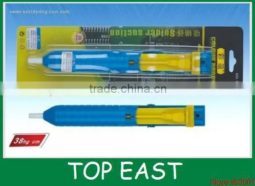 High quality Solder Sucker Desoldering Vacuum Pump Solder Removal Tool Blue