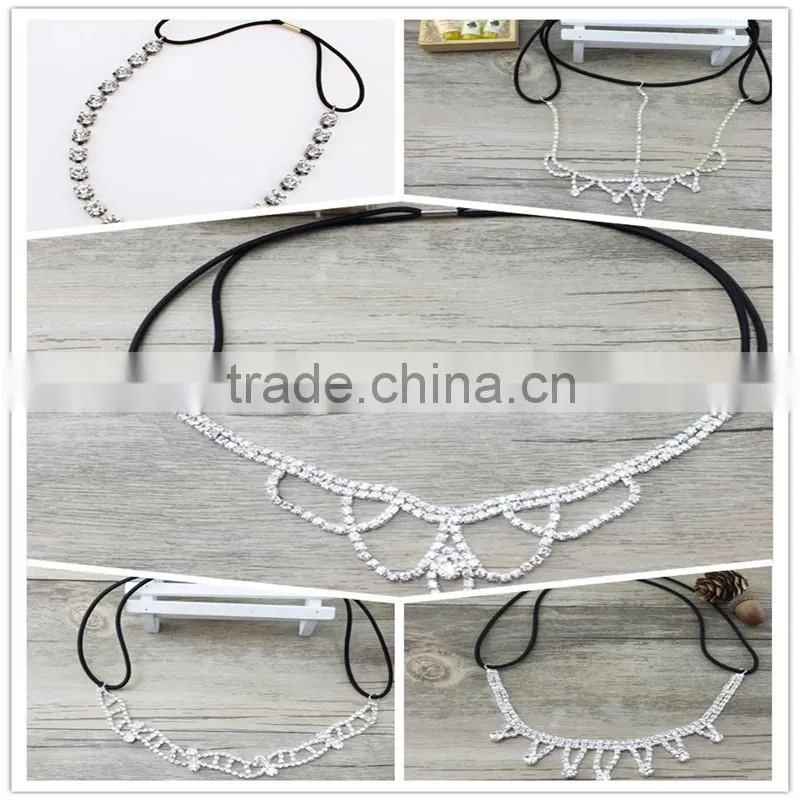 Fashion Gold Plated Spiring Metal Women Hairbands Hair Bridal Hair Accessories