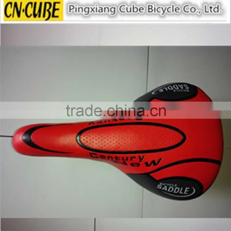 custom bicycle saddle ,PU steel colorful mountain bicycle saddle