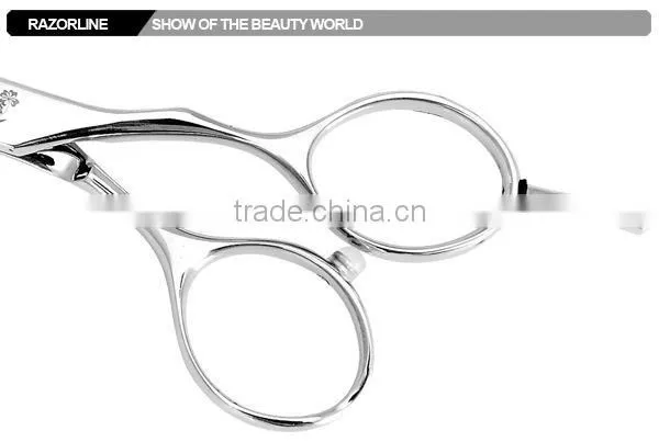 SK103S Laser etched with blooming artwork laser scissors