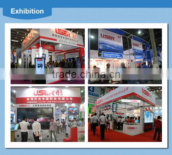 USER-PLS Optical dual screen Seamless splicing advertising player