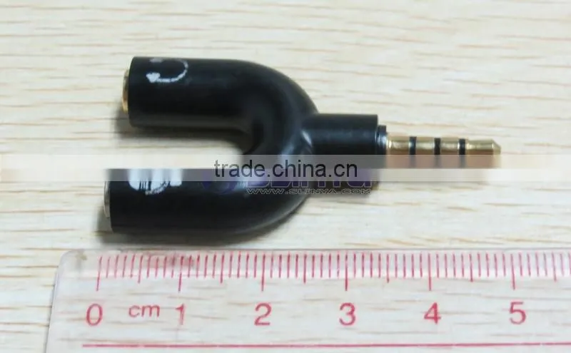 Earphone Headphone Jack Ear Cup Splitter Adaptor Music Share Set