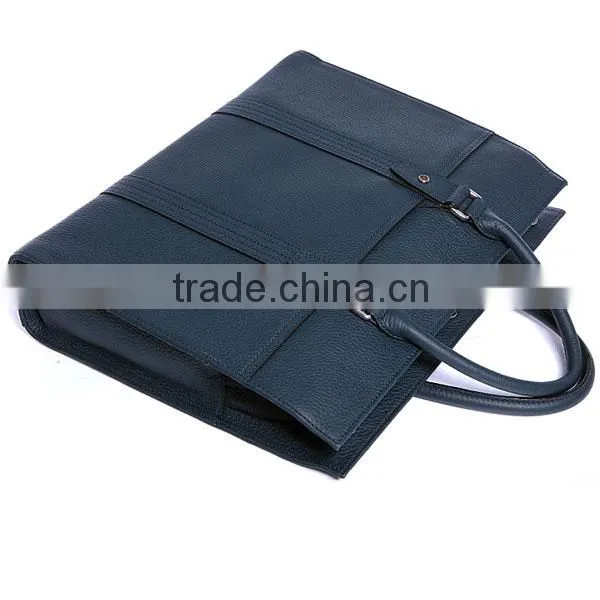 Leather attache case Portfolio for men Business Case Bag