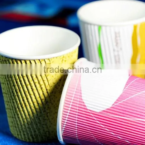 hot paper cup pe coated cup stock paper paper coffee with lid
