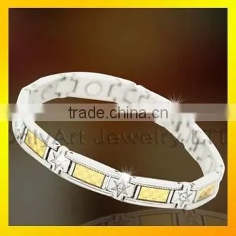 Stainless steel fitness bracelet 2016 fashion accessories bracelet