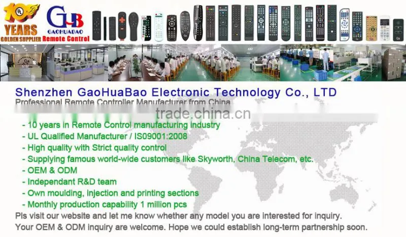 High-end audio Remote Controller High-grade sound DVD Remote Control