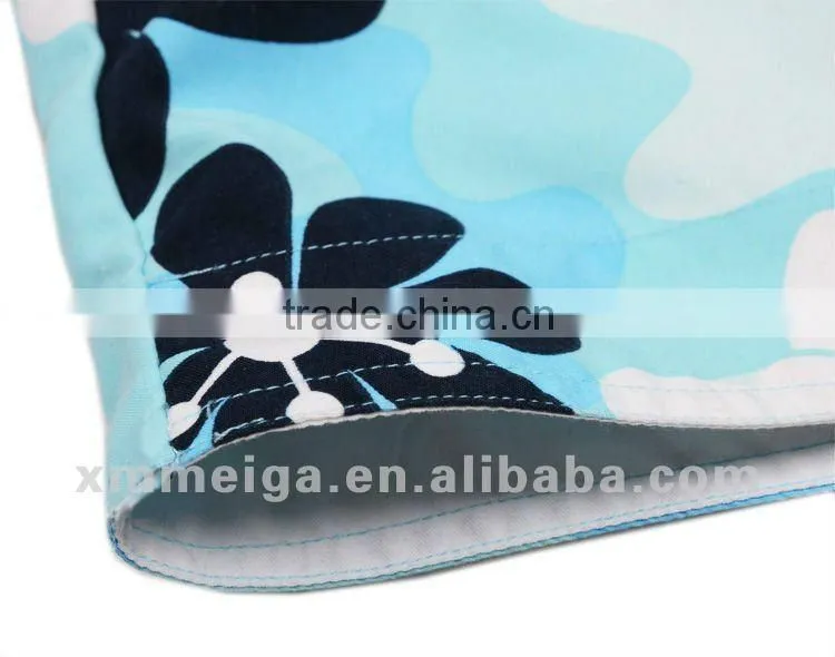 MEN'S FLOWER PRINT SWIM BEACH SHORTS