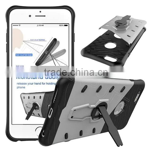 Breakingproof Sniper Mobile Case Stand Hybrid Phone Cover For Apple iPhone 6s Plus