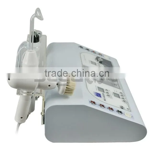7in1 High frequency Galvanic Ultrasonic Spot Removal Facial Brush Vacuum Machine