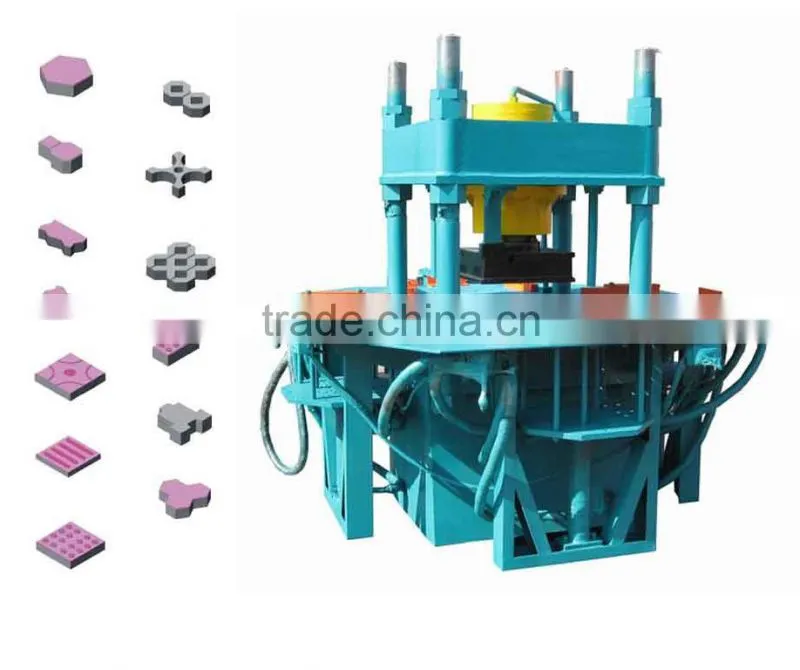 automatic interlock paving blocks machine