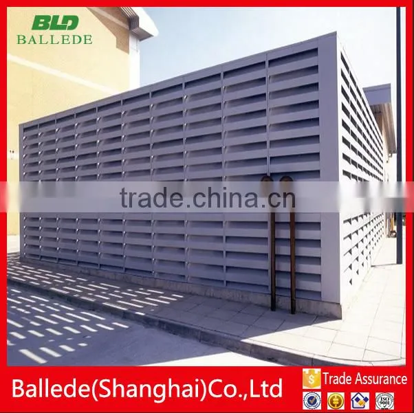prefabricated fixed high strength louver fence