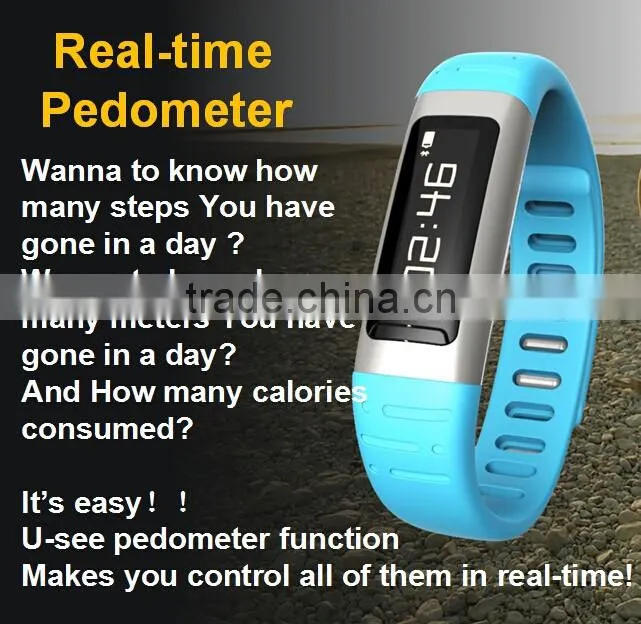 Waterproof good health Bluetooth Bracelet with pedometer wifi hotspots caller ID