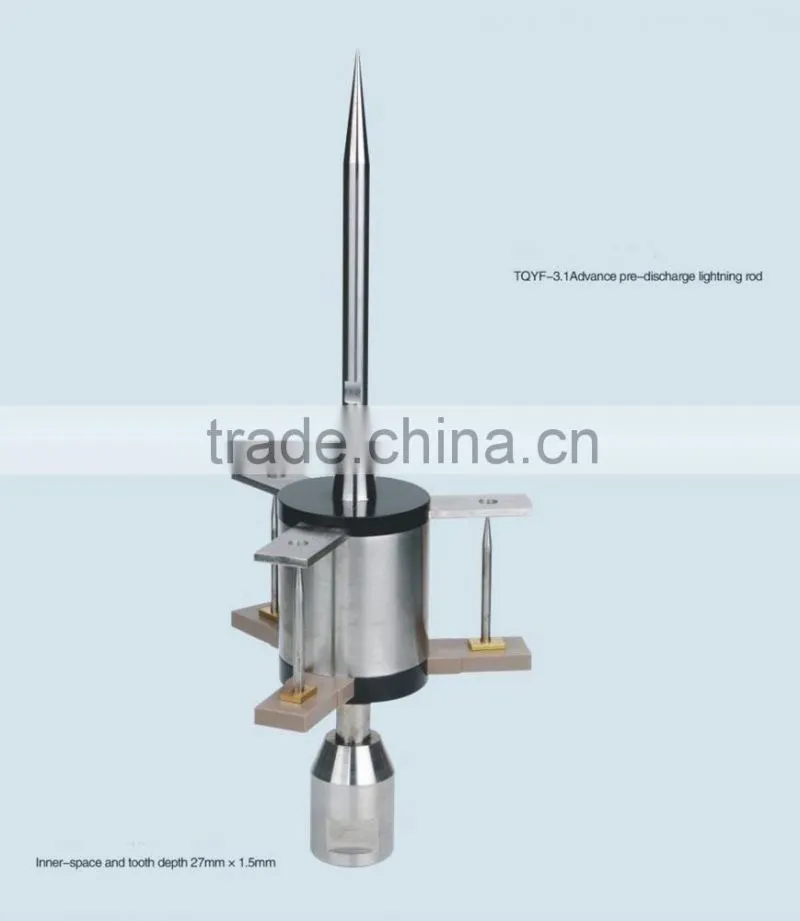 Early discharge lightning rod