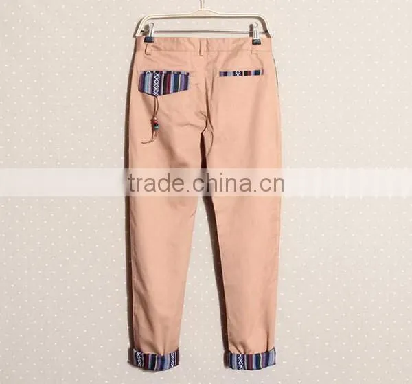 Fashionable stylish men's casual trousers 2015