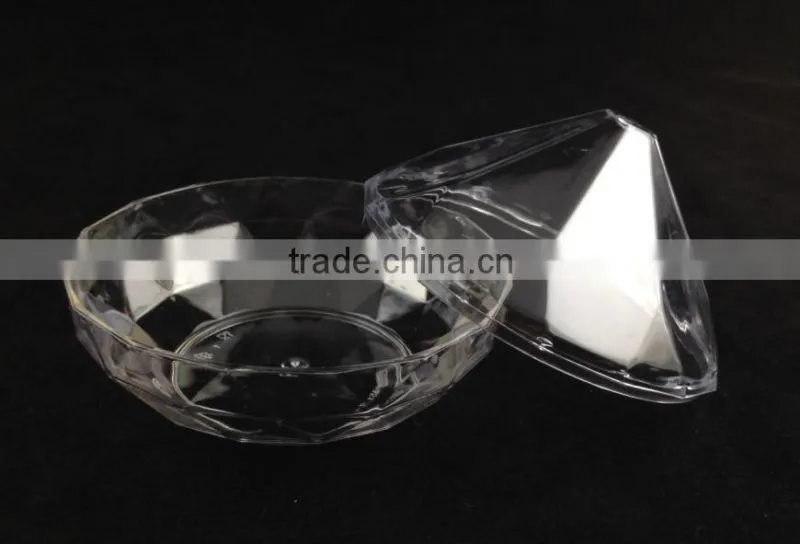 cup type plastic material diamond candy dessert cup for party