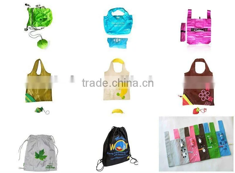 2012 High quality promotion polyester drawing bag