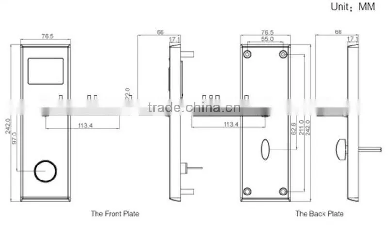 LSD602 Classic Hotel Mortise Lock
