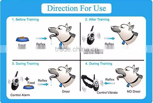 Rechargeable Waterproof Peted dog Electronic shock training collar E613